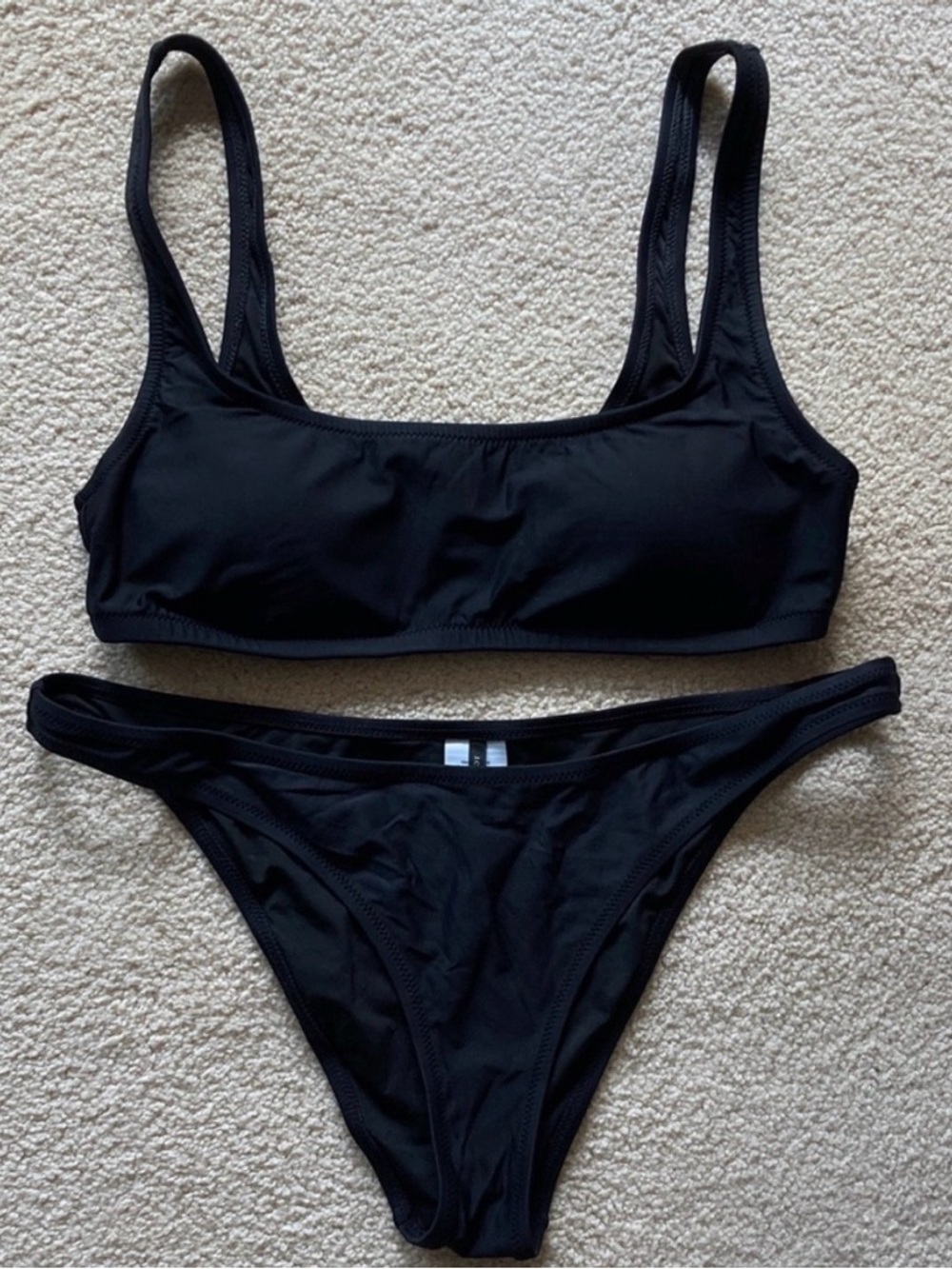 J. Crew 1989 Black Bikini Set